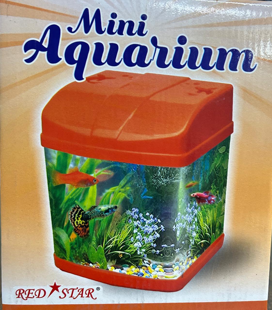 Featured view of Mini Aquarium Tank for Betta Fish – Compact & Affordable