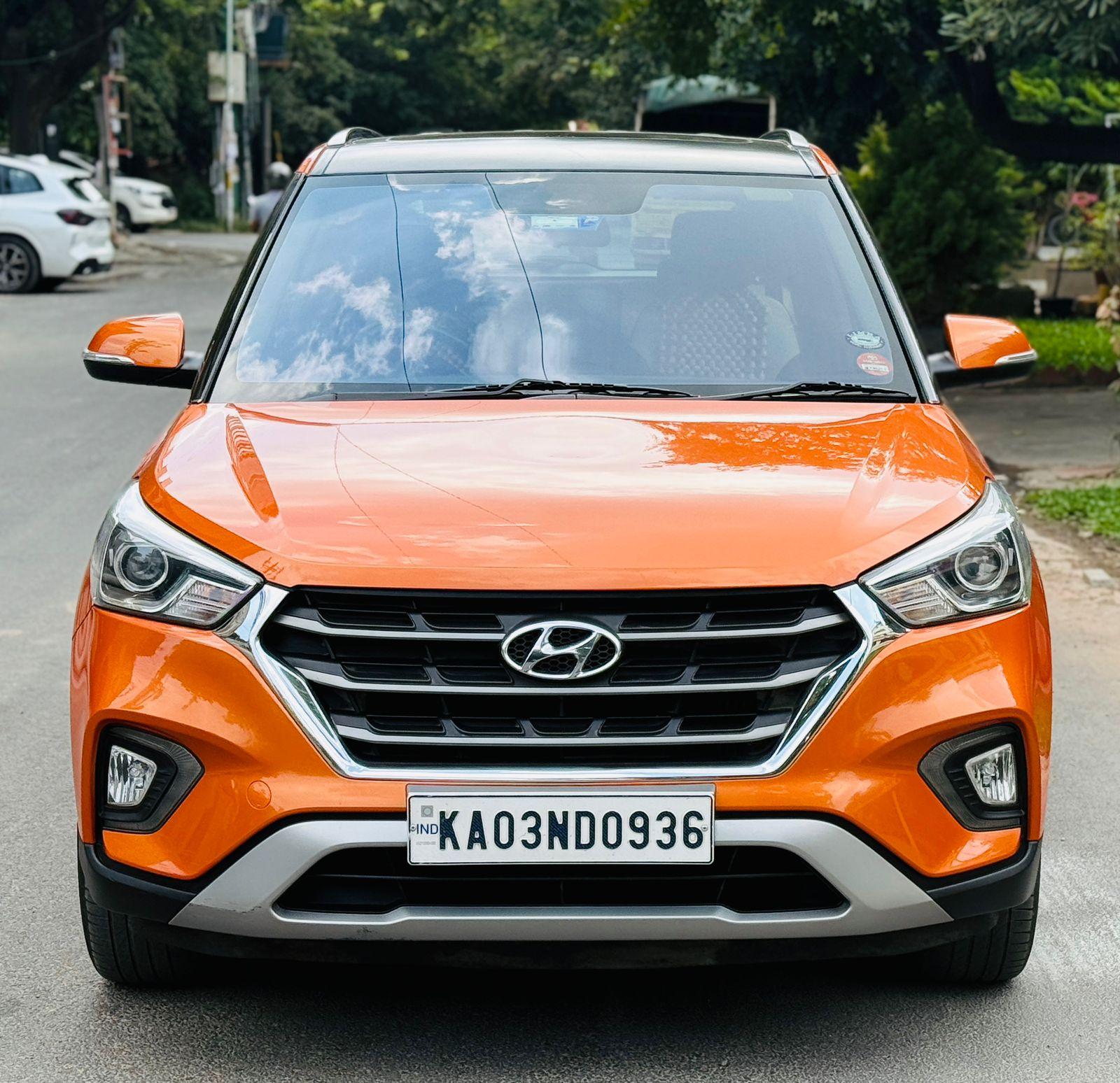 Featured view of 2018 Hyundai Creta SX(O) Diesel Automatic – Excellent Condition, 75,000 KM
