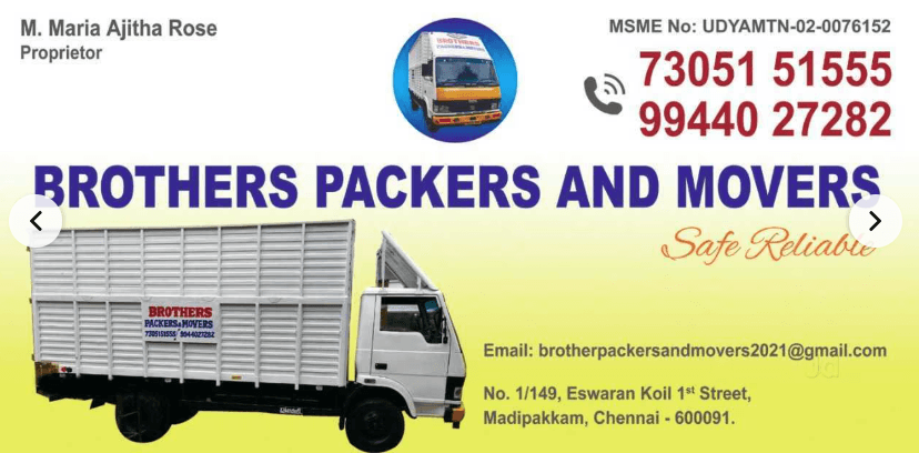 Thumbnail for Affordable 1 BHK Shifting Services Starting at ₹3,500 in Madipakkam, Chennai